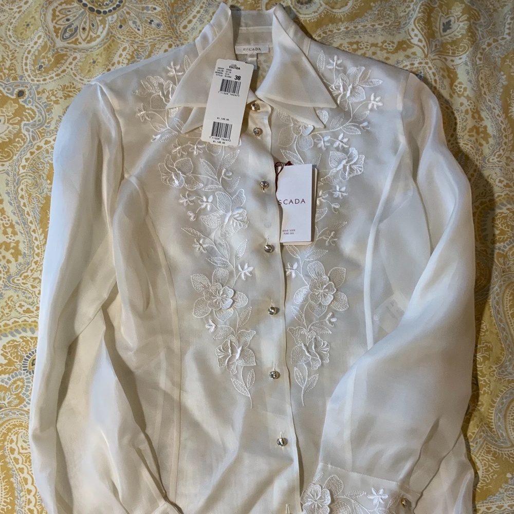 Escada silk blouse